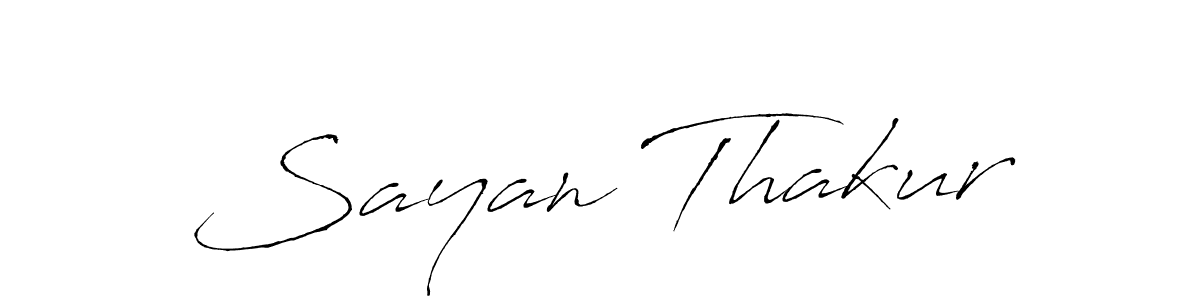 It looks lik you need a new signature style for name Sayan Thakur. Design unique handwritten (Antro_Vectra) signature with our free signature maker in just a few clicks. Sayan Thakur signature style 6 images and pictures png