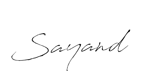 Sayand stylish signature style. Best Handwritten Sign (Antro_Vectra) for my name. Handwritten Signature Collection Ideas for my name Sayand. Sayand signature style 6 images and pictures png