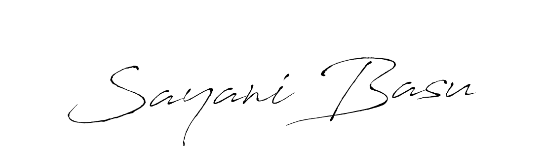 Make a beautiful signature design for name Sayani Basu. Use this online signature maker to create a handwritten signature for free. Sayani Basu signature style 6 images and pictures png