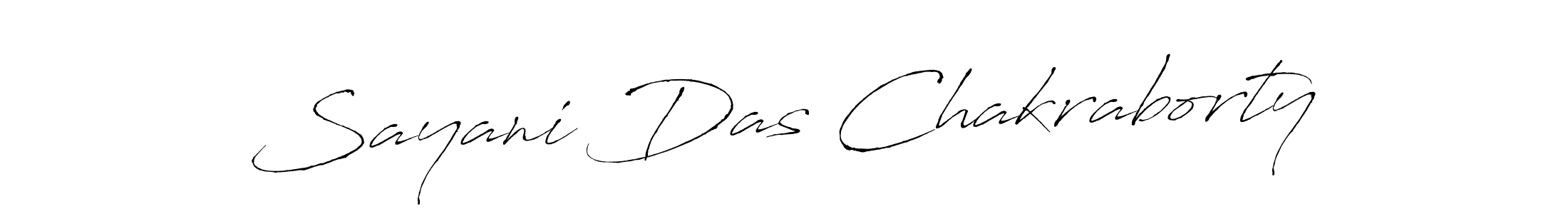 Create a beautiful signature design for name Sayani Das Chakraborty. With this signature (Antro_Vectra) fonts, you can make a handwritten signature for free. Sayani Das Chakraborty signature style 6 images and pictures png