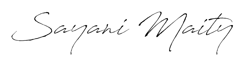 The Antro_Vectra typeface gives name Sayani Maity a refined look. Suitable for certificates, diplomas, and official verification. Sayani Maity signature style 6 images and pictures png