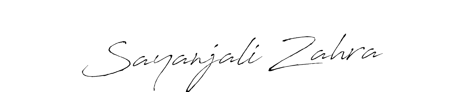 Make a beautiful signature design for name Sayanjali Zahra. Use this online signature maker to create a handwritten signature for free. Sayanjali Zahra signature style 6 images and pictures png