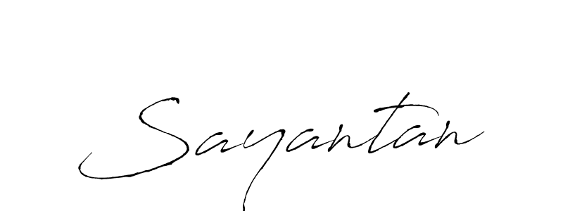 Sayantan stylish signature style. Best Handwritten Sign (Antro_Vectra) for my name. Handwritten Signature Collection Ideas for my name Sayantan. Sayantan signature style 6 images and pictures png