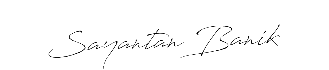 Make a beautiful signature design for name Sayantan Banik. Use this online signature maker to create a handwritten signature for free. Sayantan Banik signature style 6 images and pictures png