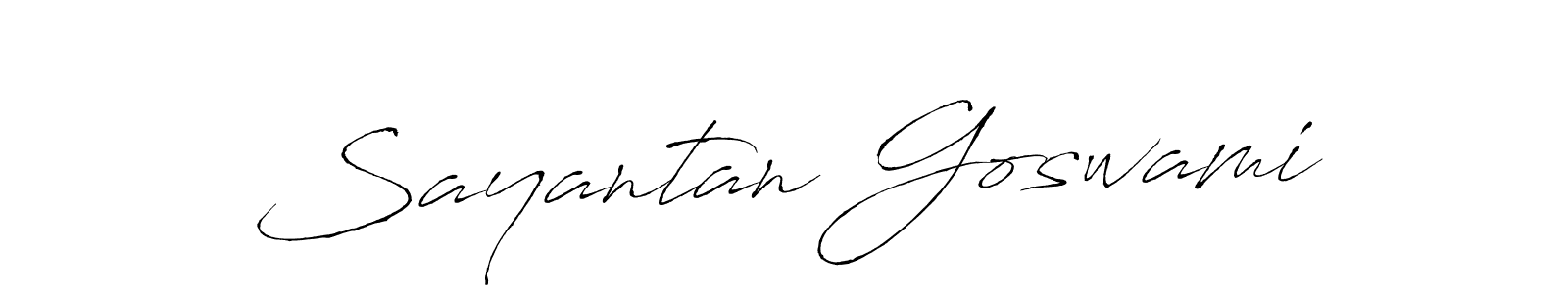 Also You can easily find your signature by using the search form. We will create Sayantan Goswami name handwritten signature images for you free of cost using Antro_Vectra sign style. Sayantan Goswami signature style 6 images and pictures png