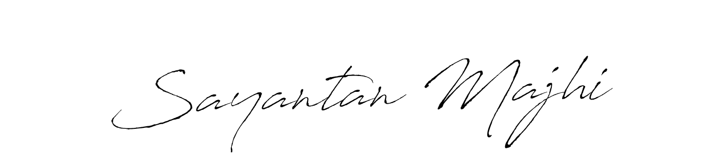 Make a beautiful signature design for name Sayantan Majhi. Use this online signature maker to create a handwritten signature for free. Sayantan Majhi signature style 6 images and pictures png