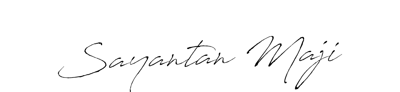 You can use this online signature creator to create a handwritten signature for the name Sayantan Maji. This is the best online autograph maker. Sayantan Maji signature style 6 images and pictures png