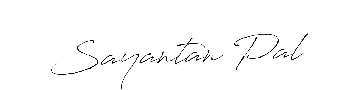 Design your own signature with our free online signature maker. With this signature software, you can create a handwritten (Antro_Vectra) signature for name Sayantan Pal. Sayantan Pal signature style 6 images and pictures png