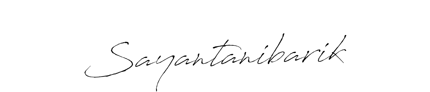 How to make Sayantanibarik signature? Antro_Vectra is a professional autograph style. Create handwritten signature for Sayantanibarik name. Sayantanibarik signature style 6 images and pictures png