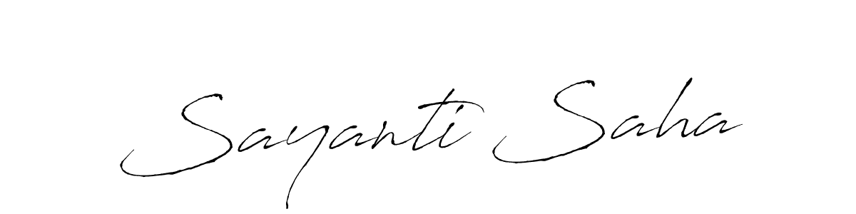 Similarly Antro_Vectra is the best handwritten signature design. Signature creator online .You can use it as an online autograph creator for name Sayanti Saha. Sayanti Saha signature style 6 images and pictures png