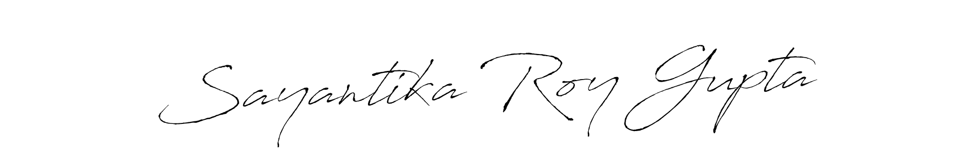You should practise on your own different ways (Antro_Vectra) to write your name (Sayantika Roy Gupta) in signature. don't let someone else do it for you. Sayantika Roy Gupta signature style 6 images and pictures png