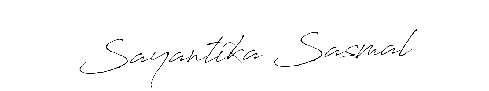 Sayantika Sasmal stylish signature style. Best Handwritten Sign (Antro_Vectra) for my name. Handwritten Signature Collection Ideas for my name Sayantika Sasmal. Sayantika Sasmal signature style 6 images and pictures png