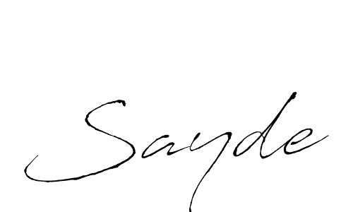 How to Draw Sayde signature style? Antro_Vectra is a latest design signature styles for name Sayde. Sayde signature style 6 images and pictures png