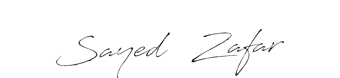 Make a beautiful signature design for name Sayed   Zafar. Use this online signature maker to create a handwritten signature for free. Sayed   Zafar signature style 6 images and pictures png