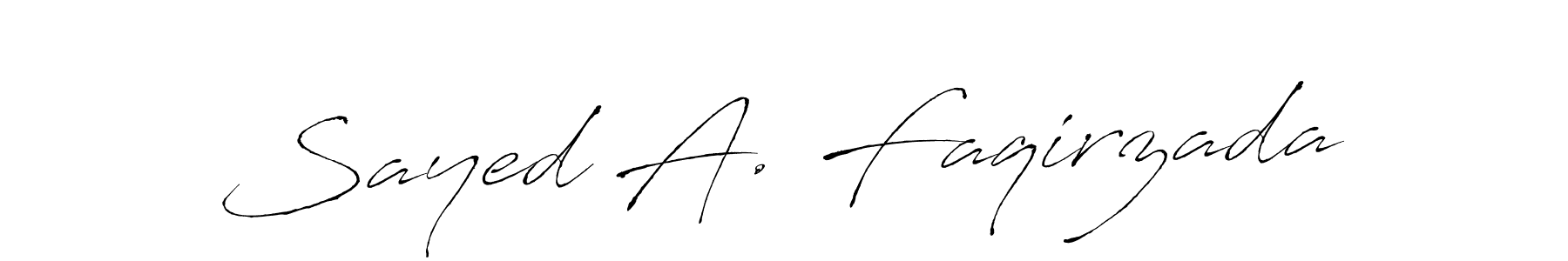 You can use this online signature creator to create a handwritten signature for the name Sayed A. Faqirzada. This is the best online autograph maker. Sayed A. Faqirzada signature style 6 images and pictures png