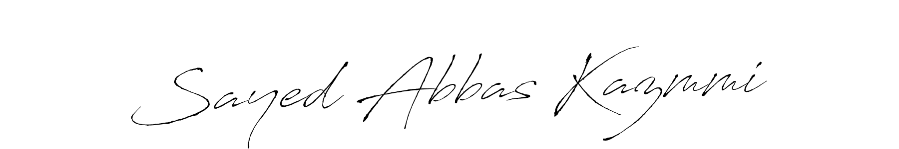 How to make Sayed Abbas Kazmmi signature? Antro_Vectra is a professional autograph style. Create handwritten signature for Sayed Abbas Kazmmi name. Sayed Abbas Kazmmi signature style 6 images and pictures png
