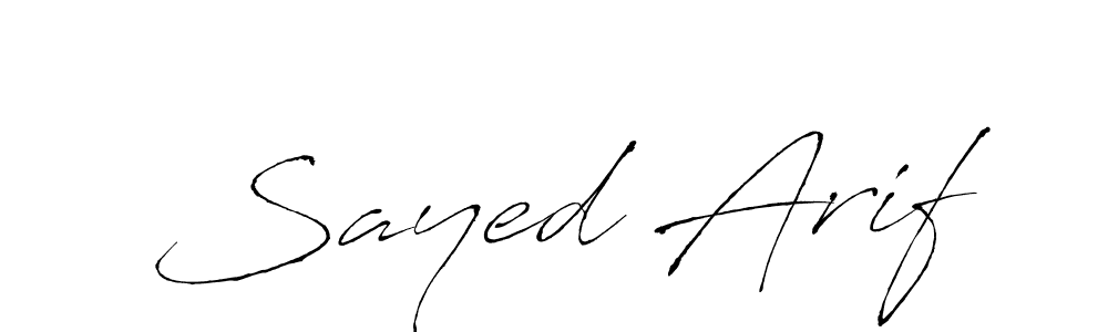 You should practise on your own different ways (Antro_Vectra) to write your name (Sayed Arif) in signature. don't let someone else do it for you. Sayed Arif signature style 6 images and pictures png