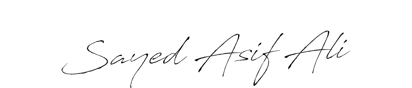 Also You can easily find your signature by using the search form. We will create Sayed Asif Ali name handwritten signature images for you free of cost using Antro_Vectra sign style. Sayed Asif Ali signature style 6 images and pictures png