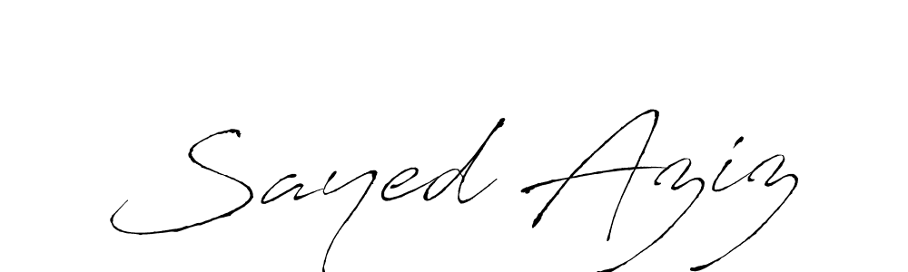 Also You can easily find your signature by using the search form. We will create Sayed Aziz name handwritten signature images for you free of cost using Antro_Vectra sign style. Sayed Aziz signature style 6 images and pictures png