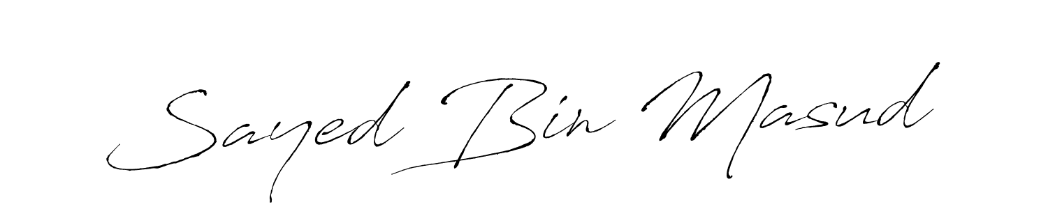 Make a short Sayed Bin Masud signature style. Manage your documents anywhere anytime using Antro_Vectra. Create and add eSignatures, submit forms, share and send files easily. Sayed Bin Masud signature style 6 images and pictures png