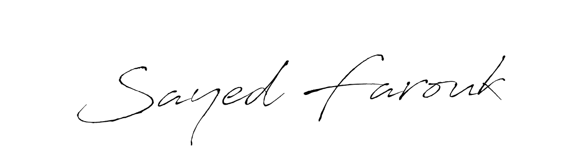 Here are the top 10 professional signature styles for the name Sayed Farouk. These are the best autograph styles you can use for your name. Sayed Farouk signature style 6 images and pictures png