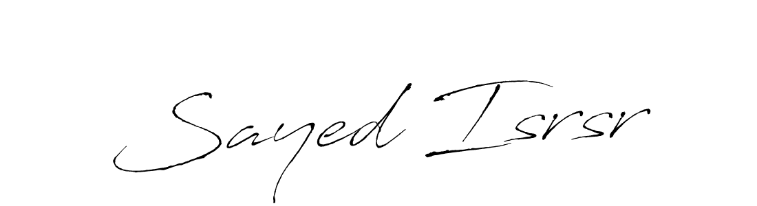 It looks lik you need a new signature style for name Sayed Isrsr. Design unique handwritten (Antro_Vectra) signature with our free signature maker in just a few clicks. Sayed Isrsr signature style 6 images and pictures png