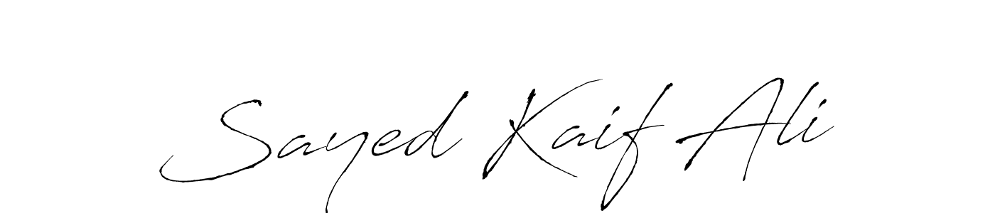 Make a beautiful signature design for name Sayed Kaif Ali. Use this online signature maker to create a handwritten signature for free. Sayed Kaif Ali signature style 6 images and pictures png