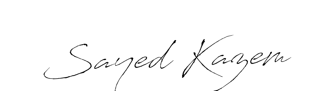 It looks lik you need a new signature style for name Sayed Kazem. Design unique handwritten (Antro_Vectra) signature with our free signature maker in just a few clicks. Sayed Kazem signature style 6 images and pictures png