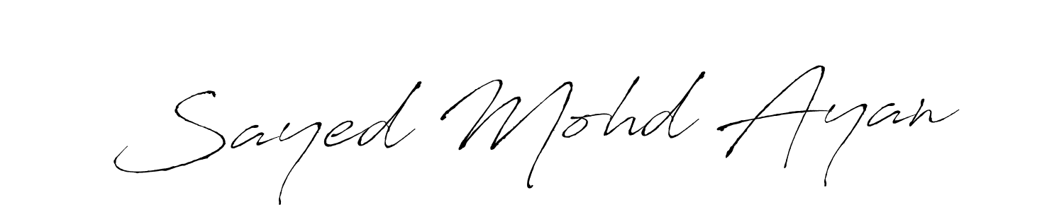 How to Draw Sayed Mohd Ayan signature style? Antro_Vectra is a latest design signature styles for name Sayed Mohd Ayan. Sayed Mohd Ayan signature style 6 images and pictures png