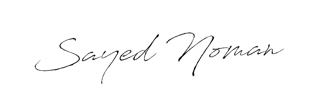 How to make Sayed Noman signature? Antro_Vectra is a professional autograph style. Create handwritten signature for Sayed Noman name. Sayed Noman signature style 6 images and pictures png
