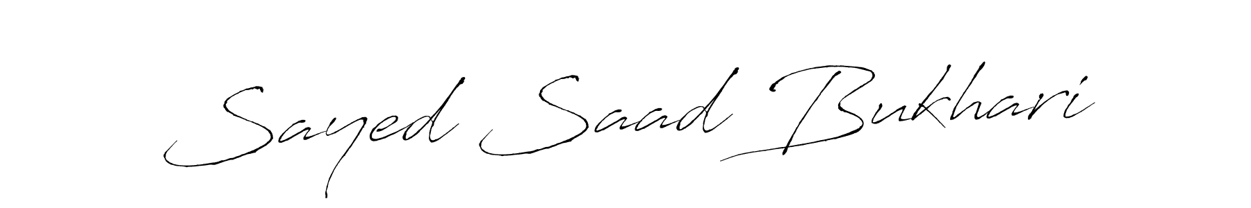 You can use this online signature creator to create a handwritten signature for the name Sayed Saad Bukhari. This is the best online autograph maker. Sayed Saad Bukhari signature style 6 images and pictures png