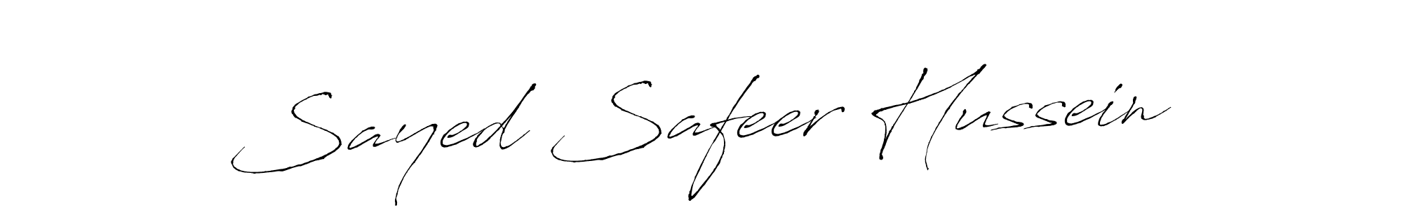 It looks lik you need a new signature style for name Sayed Safeer Hussein. Design unique handwritten (Antro_Vectra) signature with our free signature maker in just a few clicks. Sayed Safeer Hussein signature style 6 images and pictures png