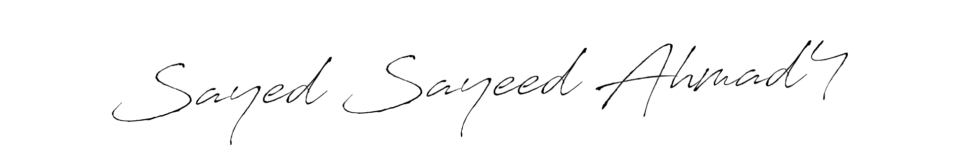 It looks lik you need a new signature style for name Sayed Sayeed Ahmad4. Design unique handwritten (Antro_Vectra) signature with our free signature maker in just a few clicks. Sayed Sayeed Ahmad4 signature style 6 images and pictures png