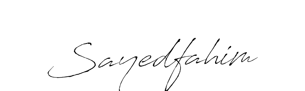 You should practise on your own different ways (Antro_Vectra) to write your name (Sayedfahim) in signature. don't let someone else do it for you. Sayedfahim signature style 6 images and pictures png