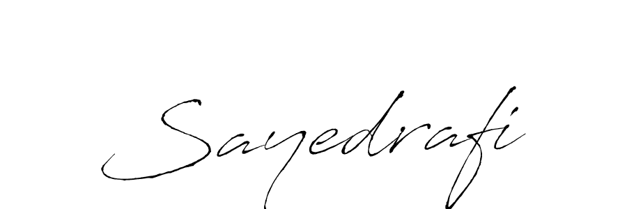 Antro_Vectra is a professional signature style that is perfect for those who want to add a touch of class to their signature. It is also a great choice for those who want to make their signature more unique. Get Sayedrafi name to fancy signature for free. Sayedrafi signature style 6 images and pictures png