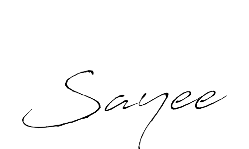 Sayee stylish signature style. Best Handwritten Sign (Antro_Vectra) for my name. Handwritten Signature Collection Ideas for my name Sayee. Sayee signature style 6 images and pictures png