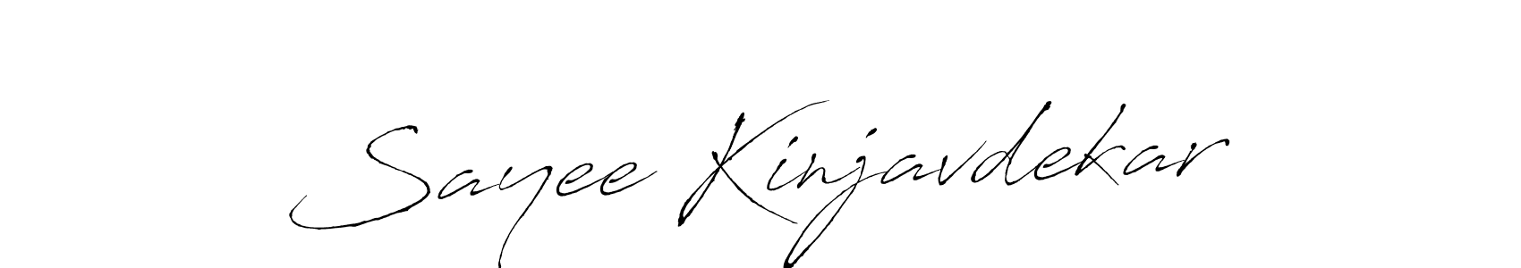 It looks lik you need a new signature style for name Sayee Kinjavdekar. Design unique handwritten (Antro_Vectra) signature with our free signature maker in just a few clicks. Sayee Kinjavdekar signature style 6 images and pictures png