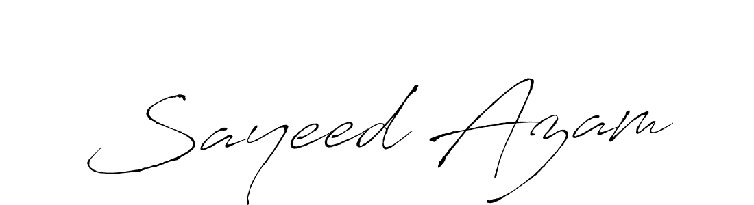 if you are searching for the best signature style for your name Sayeed Azam. so please give up your signature search. here we have designed multiple signature styles  using Antro_Vectra. Sayeed Azam signature style 6 images and pictures png