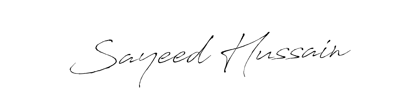 It looks lik you need a new signature style for name Sayeed Hussain. Design unique handwritten (Antro_Vectra) signature with our free signature maker in just a few clicks. Sayeed Hussain signature style 6 images and pictures png