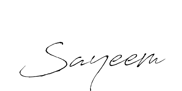 Also we have Sayeem name is the best signature style. Create professional handwritten signature collection using Antro_Vectra autograph style. Sayeem signature style 6 images and pictures png