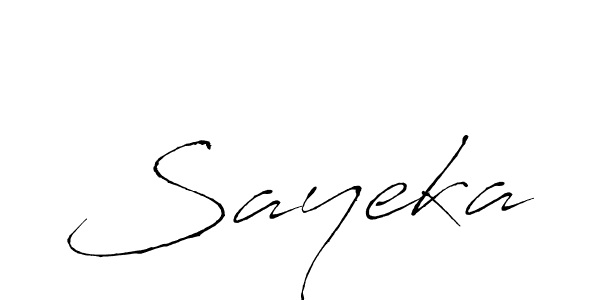 You should practise on your own different ways (Antro_Vectra) to write your name (Sayeka) in signature. don't let someone else do it for you. Sayeka signature style 6 images and pictures png