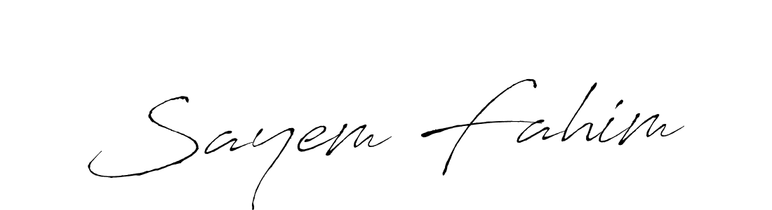 Make a beautiful signature design for name Sayem Fahim. Use this online signature maker to create a handwritten signature for free. Sayem Fahim signature style 6 images and pictures png