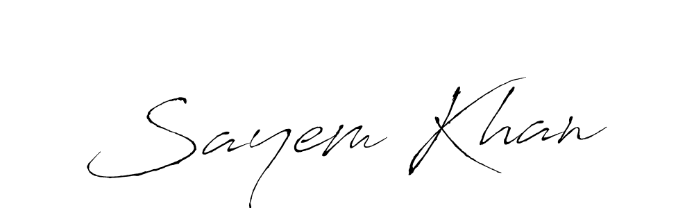 Once you've used our free online signature maker to create your best signature Antro_Vectra style, it's time to enjoy all of the benefits that Sayem Khan name signing documents. Sayem Khan signature style 6 images and pictures png