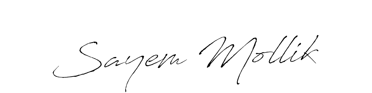 Antro_Vectra is a professional signature style that is perfect for those who want to add a touch of class to their signature. It is also a great choice for those who want to make their signature more unique. Get Sayem Mollik name to fancy signature for free. Sayem Mollik signature style 6 images and pictures png