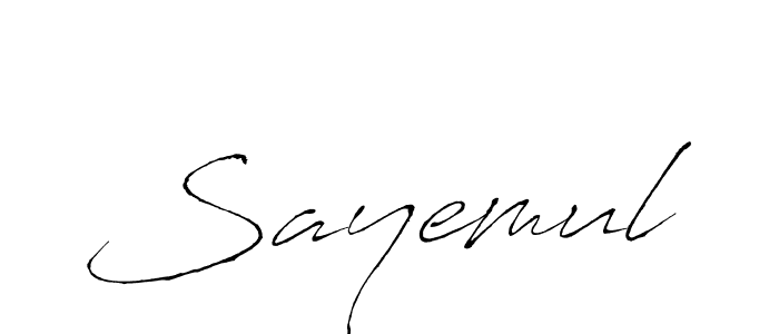 Antro_Vectra is a professional signature style that is perfect for those who want to add a touch of class to their signature. It is also a great choice for those who want to make their signature more unique. Get Sayemul name to fancy signature for free. Sayemul signature style 6 images and pictures png