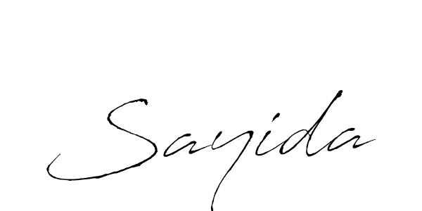 Make a beautiful signature design for name Sayida. Use this online signature maker to create a handwritten signature for free. Sayida signature style 6 images and pictures png