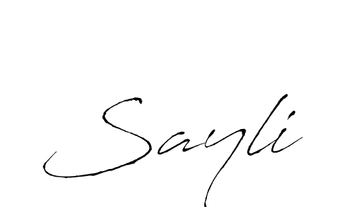 The best way (Antro_Vectra) to make a short signature is to pick only two or three words in your name. The name Sayli include a total of six letters. For converting this name. Sayli signature style 6 images and pictures png