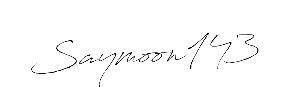 This is the best signature style for the Saymoon143 name. Also you like these signature font (Antro_Vectra). Mix name signature. Saymoon143 signature style 6 images and pictures png