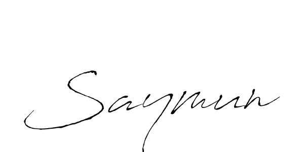 Similarly Antro_Vectra is the best handwritten signature design. Signature creator online .You can use it as an online autograph creator for name Saymun. Saymun signature style 6 images and pictures png