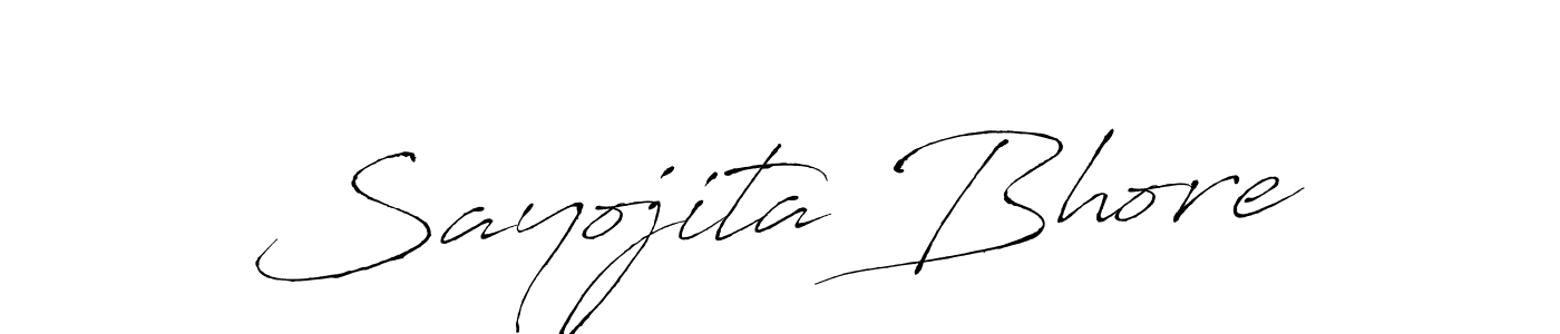 Sayojita Bhore stylish signature style. Best Handwritten Sign (Antro_Vectra) for my name. Handwritten Signature Collection Ideas for my name Sayojita Bhore. Sayojita Bhore signature style 6 images and pictures png